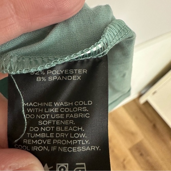 Mercer+Mettle Men’s Short Sleeve Stretch Sage Green Jersey Polo Size XL GUC - Picture 6 of 7